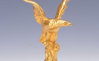 signet, German, around 1900-10, Bronze/ brass, figure...