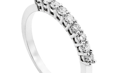 0.27 tcw Diamond Ring - 14 kt. White gold - Ring - 0.27 ct Diamond - No Reserve Price
