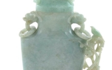 Chinese jade vase and cover