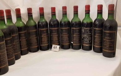 12 bottles Château ARNAUD 1970 HAUT MEDOC, 6 damaged labels, 5 high shoulder, 5 mid shoulder, 2 low shoulder.