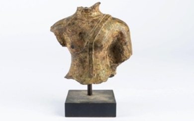 Arte Cinese A bronze truncated figure Thailandia