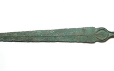 A choice Near Eastern bronze dagger