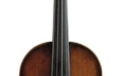 Mittenwald Violin - C. 1820, labeled JACOBUS STAINER…, length of two-piece back 355 mm.