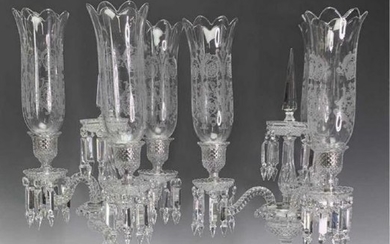 A PALATIAL PAIR OF BACCARAT ZENITH CANDELABRA