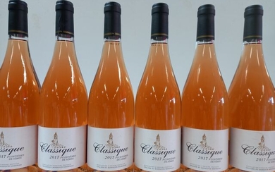 14 bouteilles de Rosés 2017 Costières de... - Lot 25 - Enchères Maisons-Laffitte