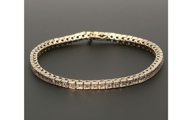 14 kt. Gold - Bracelet - 1.22 ct Diamond
