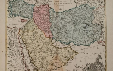 1792 Elwe Map of the Arabian Peninsula and Persia