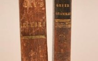 1807 Greek Grammar + 1839 Intro to Algebra