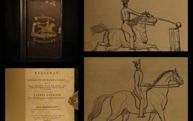 1844 Horseman Horsemanship Sabre Exercise Hershberger