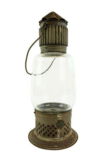 1860 J D Brown Patent Tin Lantern
