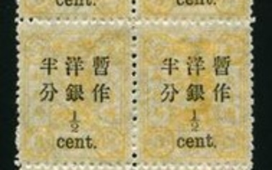 1897 Large Figure Surcharge on Empress Dowagers