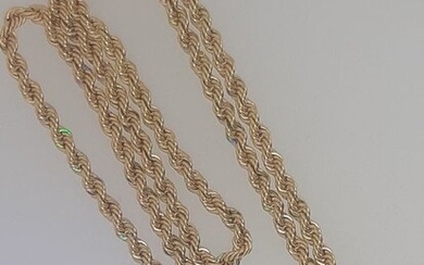 19,2 kt. Yellow gold - Necklace
