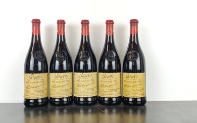 1961 Bosca Luigi, Barolo Riserva Speciale - Barolo - 5 Bottles (0.72L)