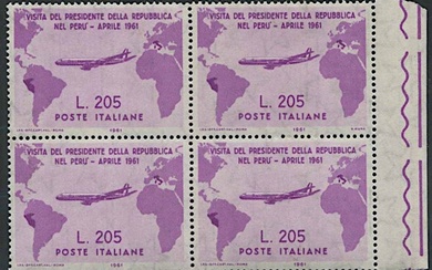 1961, Repubblica Italiana, “Gronchi rosa”
