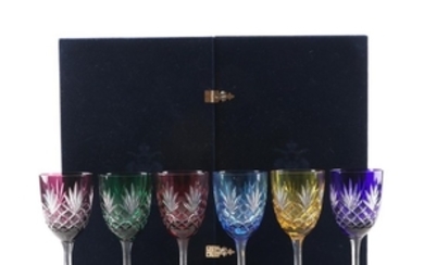 Fabergé "Odessa" Crystal Wine Glasses