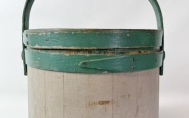19th C. Wooden Firkin Bucket