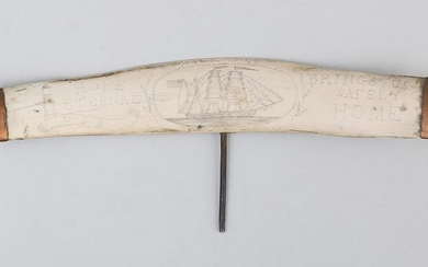 19th century scrimshaw whale