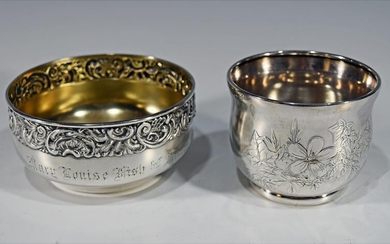 2 19th Century Whiting and Shiebler Sterling Silver