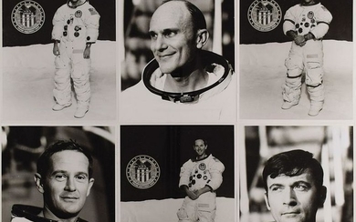 Apollo 16 Lot of (6) Vintage Original NASA Photographs