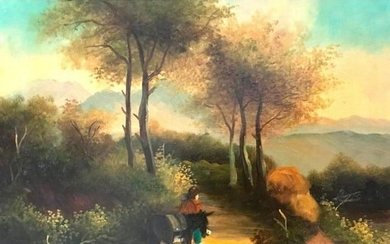 20thc Oil Painting, Landscape Scene