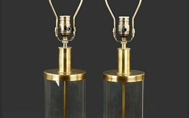 A Pair of Cylinder Lamps.