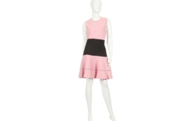 Alexander McQueen Pink and Black Dress, sleeveless with...