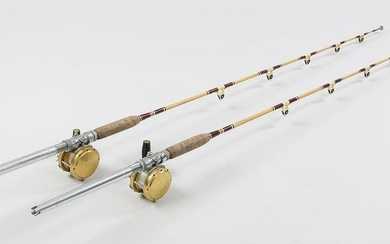 Pair of C. Altenkirch & Son 20wt Trolling Rods