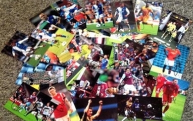 Football Collection 40, 6x4 signed colour photos from players and managers past and present. Good Condition. All signed pieces...