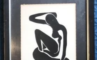 Framed Henri Matisse Lithograph Print