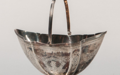 George III Sterling Silver Sugar Basket