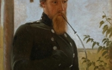 Gustav Theodor WEGENER Roskilde, 1817 - Frederiksberg, 1877 Autoportrait