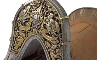 AN IMPORTANT SADDLE WITH IRON MOUNTS