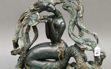 Jiang Tiefeng (CHINESE, 1938) original bronze sculpture