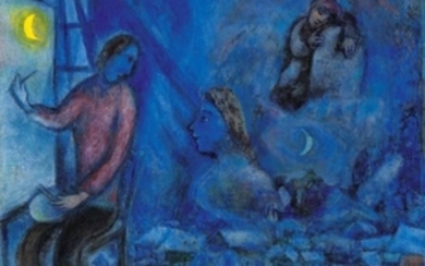 Marc Chagall (1887-1985), Hommage au passé ou La ville