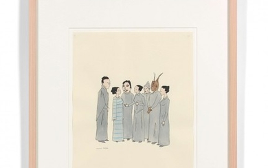 Marcel DZAMA (Canadien - Né en 1974) Untitled (Priests) - 2003