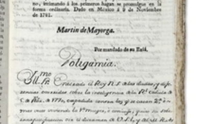 MEXICAN DOCUMENTS – Coleccion de varias codulas, bandos, y otros papeles. Tom. 6. Mexico, c. 1670-1786.
