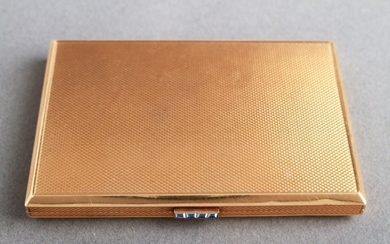 Van Cleef & Arpels 18K Yellow Gold Cigarette Case