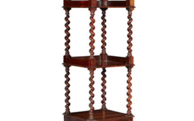 Y AN EARLY VICTORIAN SCOTTISH ROSEWOOD ÉTAGÈRE CIRCA 1830...