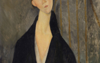 Amedeo Modigliani (1884-1920), Lunia Czechowska (à la robe noire)