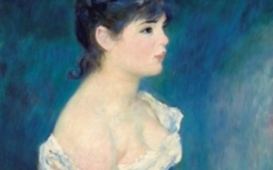 Pierre-Auguste Renoir (1841-1919), Buste de femme, de profil