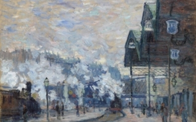 Claude Monet (1840-1926), La Gare Saint-Lazare, vue extérieure