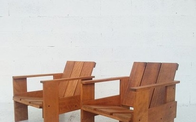 Gerrit Rietveld - Cassina - Chair (2) - Crate