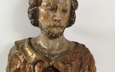 Reliquary bust of Saint - Wood - 17th century