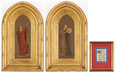 3 Religious Artworks, incl. French Illuminated