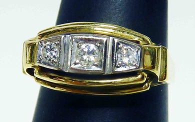14 kt. Gold - Ring Diamond