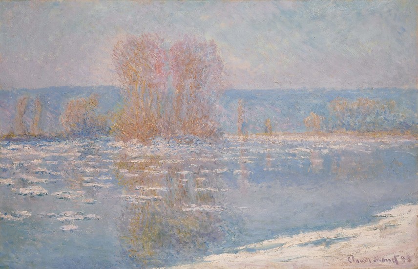 LES GLAÇONS, BENNECOURT, Claude Monet