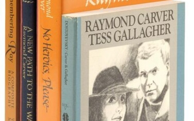 4 Carver works signed by Tess Gallagher