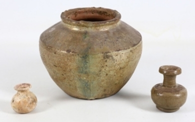 Three Chinese Han dynasty items, to include a...