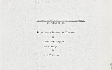 Jack Whittingham / Thunderball: A first draft continuity treatment by Jack Whittingham for James Bond Of The Secret Service