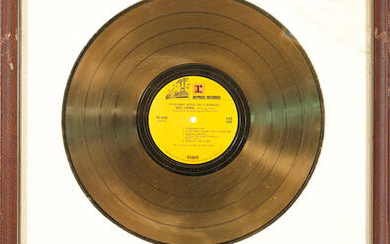An RIAA Gold Record Award for Neil Young's Everybody Knows This is Nowhere